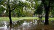 La racha de días de lluvia en Rosario tocó su techo este lunes y se acerca al final