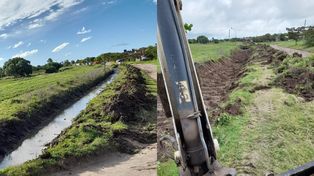 San Salvador: trabajos de limpieza y canalización en arroyo Casafuz&nbsp;