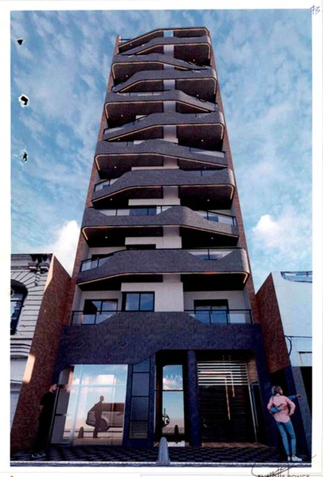 El desarrollo en el centro se proyecta sobre el inmueble de Sarmiento 925