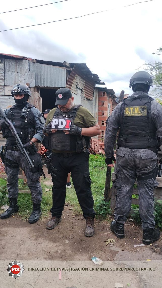 La PDI entró a un asentamiento que registra con varios hechos ligados al narcomenudeo
