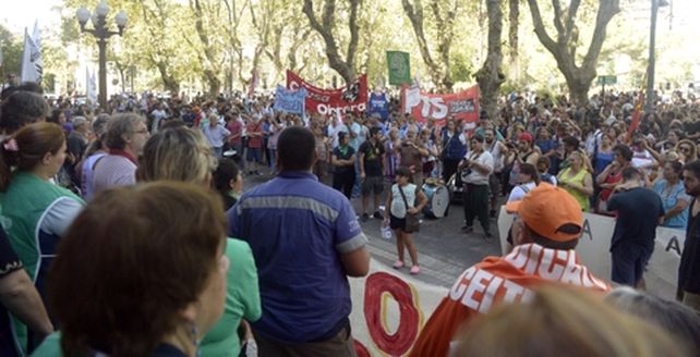 protesta. Amsafé Rosario