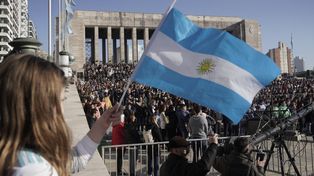 ¿Quiénes fueron los presidentes que participaron de los actos del Día de la Bandera?