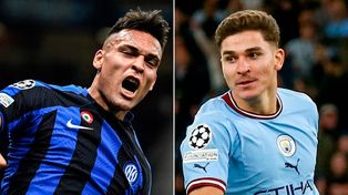 Lautaro Martínez y Julián Alvarez pelearán por la orejona.