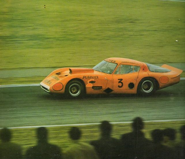 Un auto inolvidable. El Trueno Naranja, con el que Pairetti alcanzó el título del Turismo Carretera en 1968 desbancando a los incipientes Torino. El único de un sport prototipo.