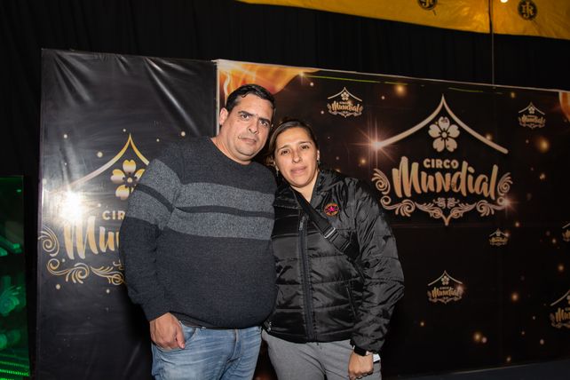 Javier Lardone y Natalia Díaz