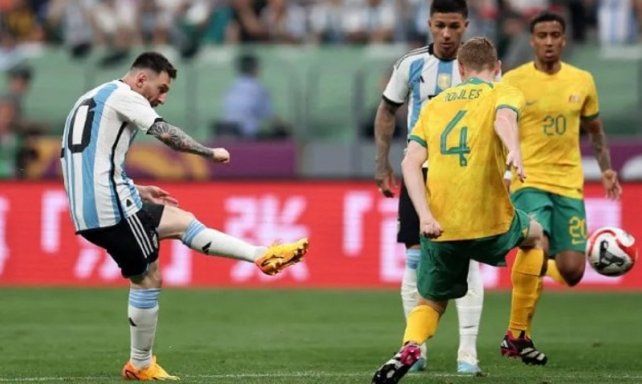 Argentina le ganó a Australia en un amistoso en Beijing