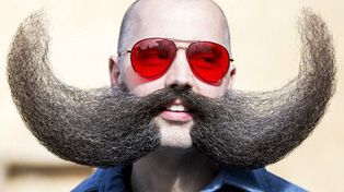 Las mejores barbas y bigotes fueron elegidos en un campeonato mundial
