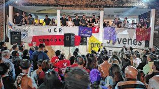 En la sede del Cirse se festejó la victoria amplia por 10 puntos de diferencia con Fuerza Entre Ríos.