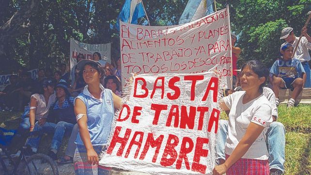 Piquetes. La protesta callejera se multiplicó en 2001. Tras el corralito