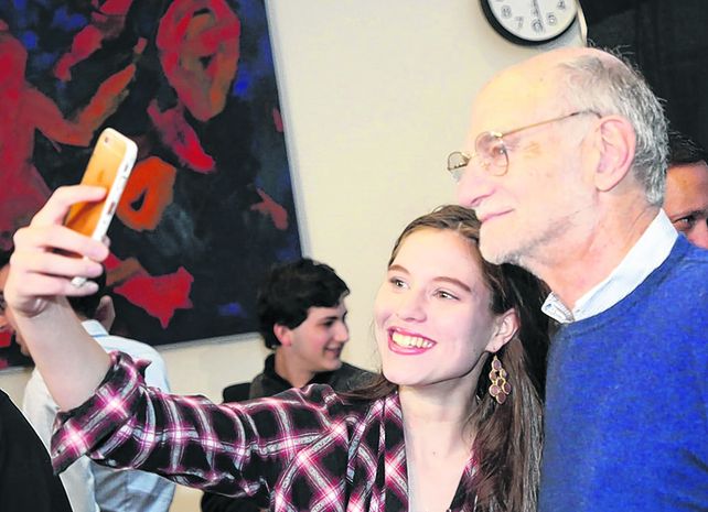 laureado. El científico estadounidense fue asaltado a las 13.30 junto a un médico argentino.