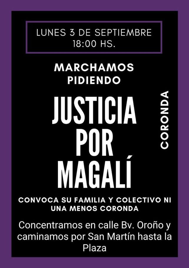 Coronda se movilizará por Magalí, la joven hallada muerta en un descampado