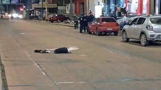 Murió un hombre atropellado por una moto en calle Antonio Crespo