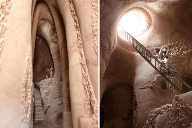 Más de diez años lleva Paulette viajando a las cuevas todos los días