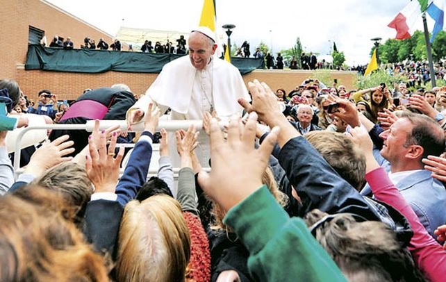 El Santo Padre. Francisco habló ayer durante el Angelus dominical.