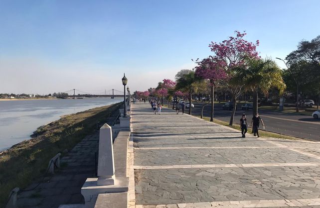 Con una costanera muy vigilada