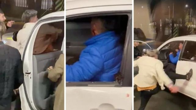 El hombre fue agredido por los jóvenes. (Foto: captura de video)