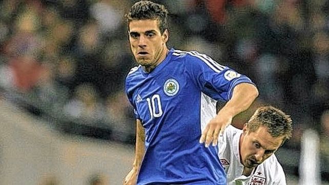 El argentino Danilo Rinaldi anotó el primer gol de la edición 2022/23 de la Champions League. El argentino Danilo Rinaldi anotó el primer gol de la edición 2022/23 de la Champions League.