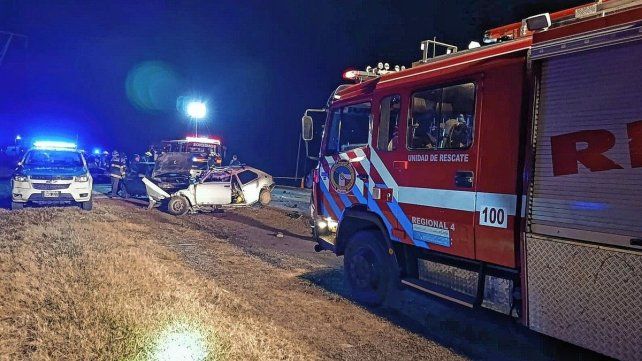 El accidente en la ruta Provincial 39 fue a la altura del kilómetro 128