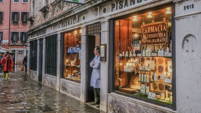 Las peores inundaciones en la última década en Venecia