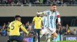 Lionel Messi pidió el cambio por cansancio y pese a no estar lesionado es duda su presencia ante Bolivia.