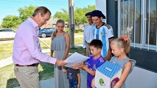 Bordet anunció la obra de gas natural para El Pingo