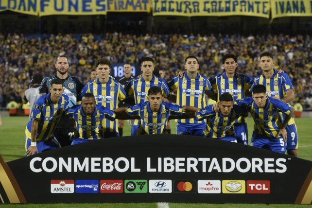 Los once de Central que el técnico Jorge Almirón eligió para el debut en la Copa Libertadores.
