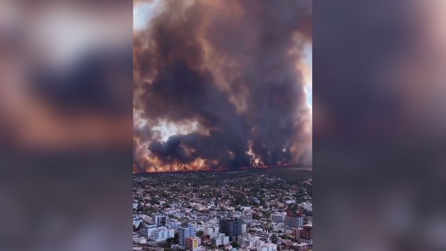 Dramáticos incendios en Carlos Paz y otras zonas de Córdoba: el fuego avanza sobre las casas