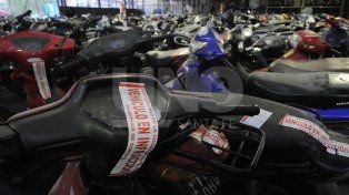 Las motos retenidas permanecen en el Depósito de Vehículos Retenidos (DVR)