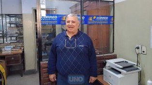 Orlando Vera fue cartero durante 30 años en Paraná.