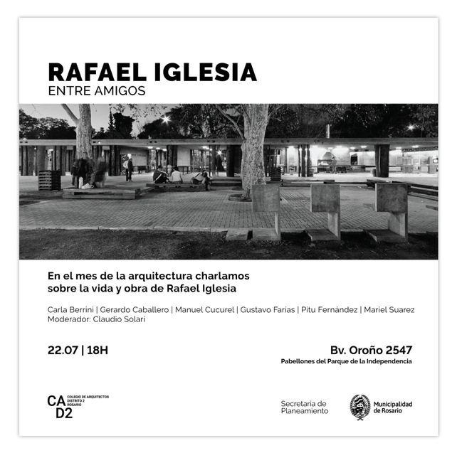 Por el mes de la arquitectura, recrearán el universo de Rafael Iglesia