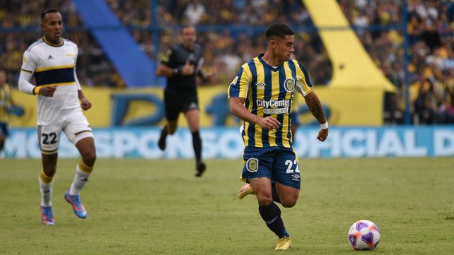 Lautaro Giaccone hizo un gran partido en el empate de Central ante Boca, en el Gigante.