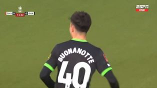 Zurdazo exquisito de Buonanotte para la ventaja del Brighton ante Sheffield Utd a los 14 minutos del inicio.&nbsp;