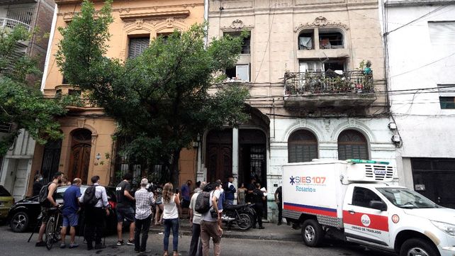 La pensión de barrio Martin donde encontraron asesinada a la joven Melani