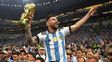La imagen que todos querían ver, la de Lionel Messi levantando el trofeo mundial. La imagen que todos querían ver, la de Lionel Messi levantando el trofeo mundial.