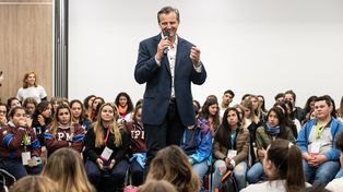 Encuentro. Los convocados participan del Senado Juvenil.