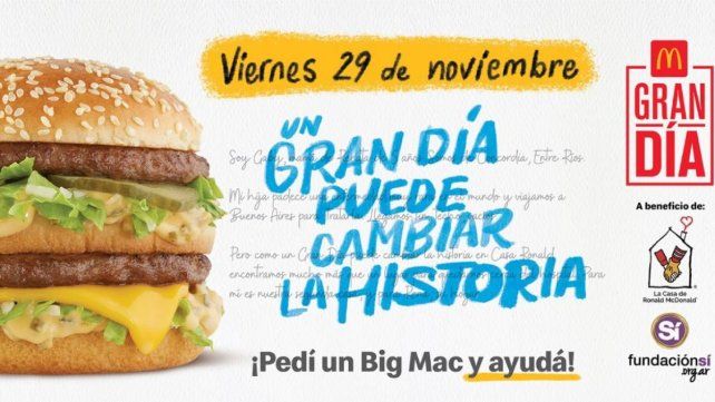 Se viene un nuevo Gran Día: McDonalds te invita a ayudar
