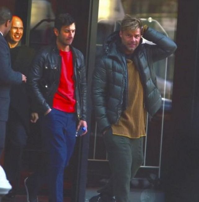 Ricky Martin, de paseo con su novio por las calles de Nueva York