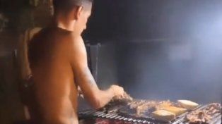Ángel Di María mostró sus dotes como asador y explotaron las redes sociales