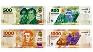 La nueva serie de billetes vuelve a los próceres y archiva la fauna autóctona