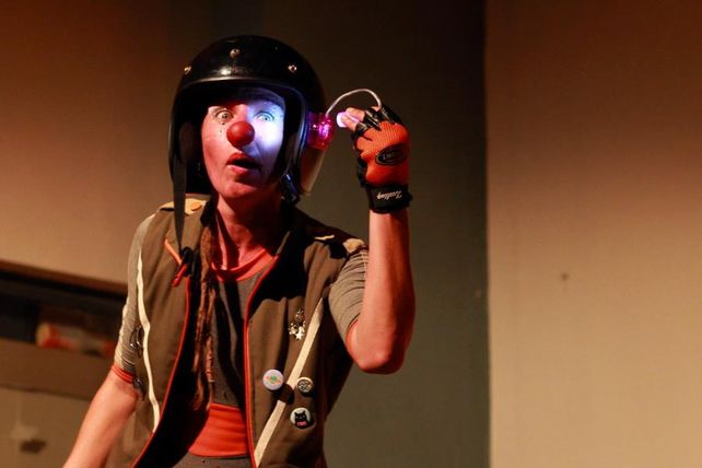 La payasa Icaria se presentará este jueves a las 16 en la plaza Sáenz Peña. &nbsp;