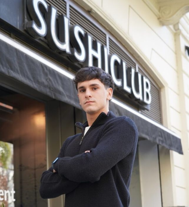 Bautista Loeschbor, al frente de la franquicia Sushi Club.