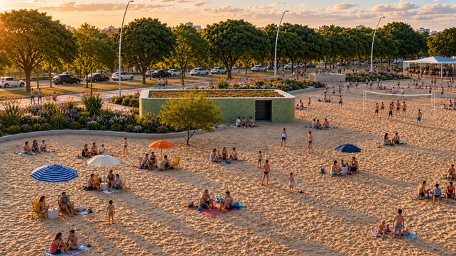 Render del proyecto de la costanera norte