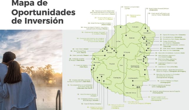 Está disponible la Guía de Oportunidades de Inversión Privada en Turismo en Entre Ríos.&nbsp;