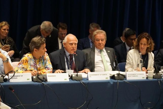 Lifschitz asumió la copresidencia de Under2 en Latinoamérica