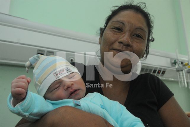 Matías, el primer bebé del 2013