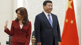 Cristina Fernández y Xi Jinping, presidente de Argentina y China respectivamente.&nbsp;