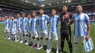 Silbaron el himno argentino antes del debut de la Sub 23