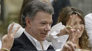 El presidente de Colombia, Juan Manuel Santos, ganó el  Premio Nobel de la Paz 2016
