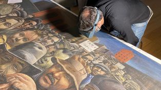 Manifestación, la obra de Berni de 1934, fue investigada durante un año por profesionales ligados al Museo Malba.