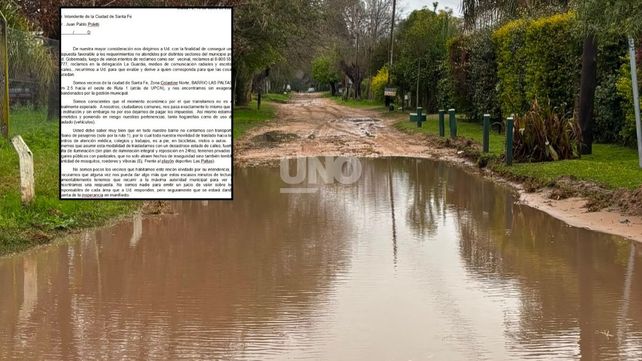 Reclamo de vecinos. El estado de las calles en la zona de Las Paltas cada vez que llueve&nbsp;